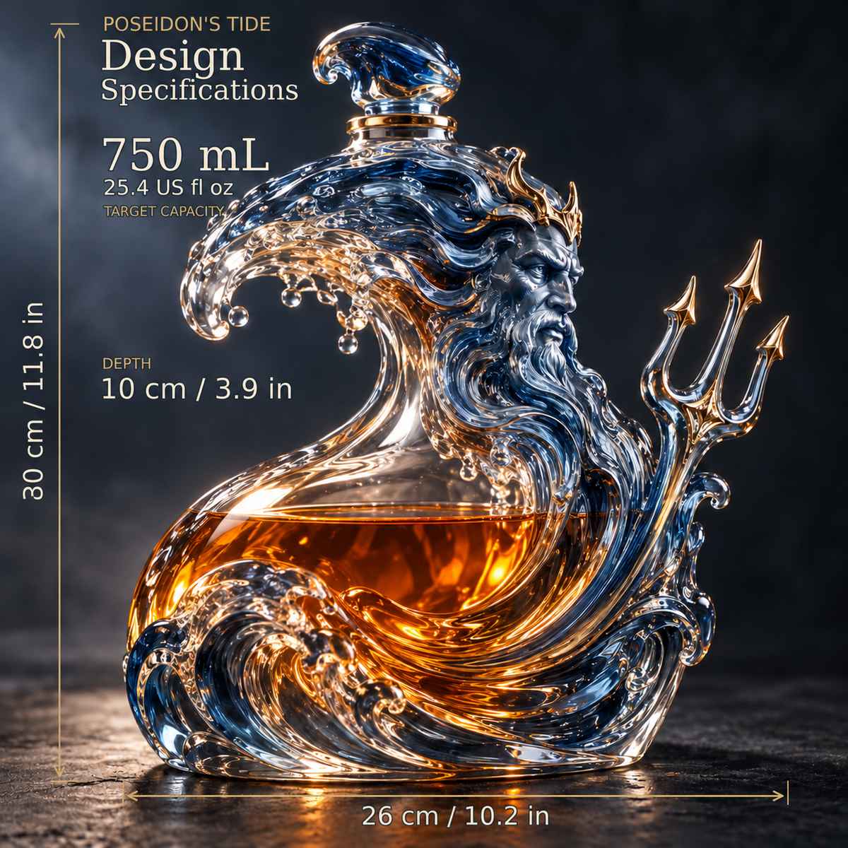š± Poseidonās Wrath ā Limited Collectorās Edition Decanter