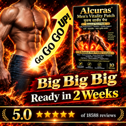 Alcuras® Men's Vitality Patch 🔥Achieve a long-lasting, firm, and strong erection at any age.