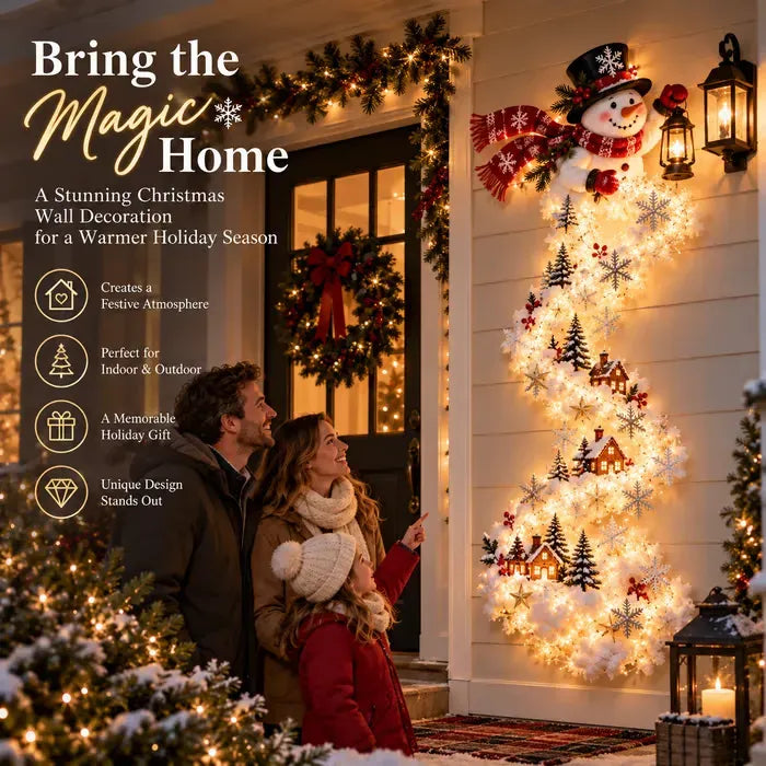 📢Limited-time offer 50%✨ Christmas Magic Trail Wall Light - A Little Christmas Magic, Right on Your Wall