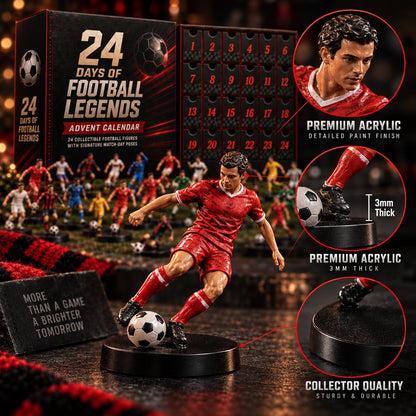 🎅50% Off Christmas Pre-Sale🔥 24 Days of Football Legends Advent Calendar | 24 Collectible Player Figures