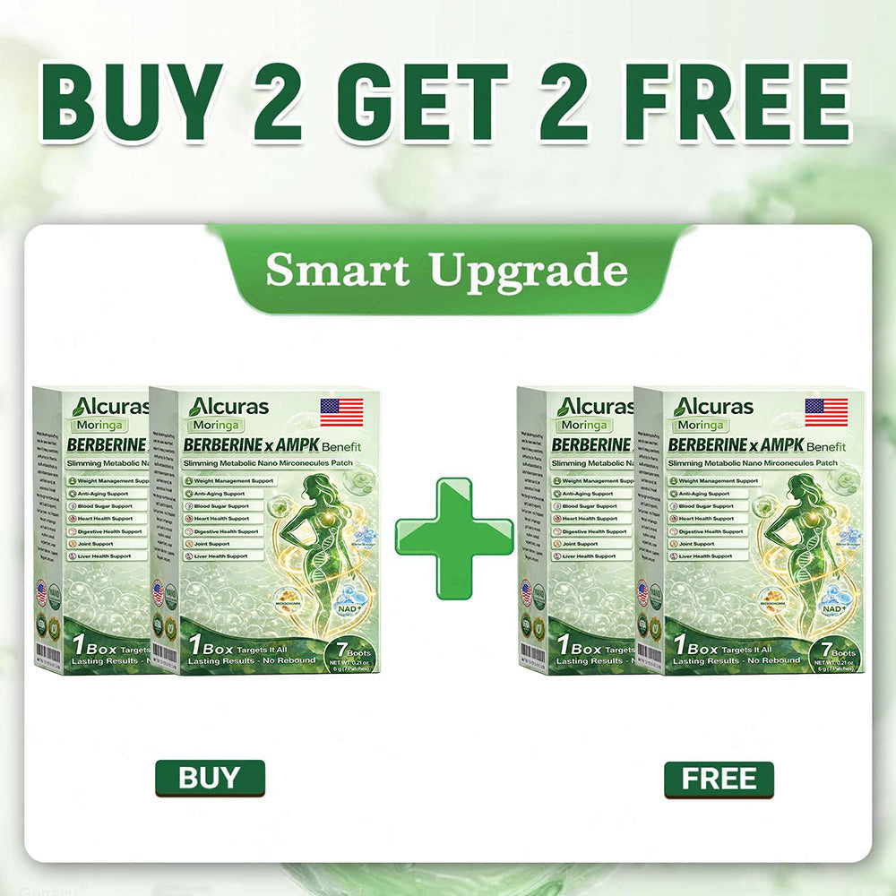 🔥Alcuras® Moringa × Berberine × AMPK 8-Benefit Slimming & Metabolic Nano Microneedle Patch 🇺🇸  Just once a day · Visible changes in 7 days  ✅ For obesity, loose skin, diabetes, sleep apnea, joint issues, and more