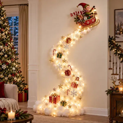 📢Limited-time offer 50%✨ Christmas Magic Trail Wall Light - A Little Christmas Magic, Right on Your Wall