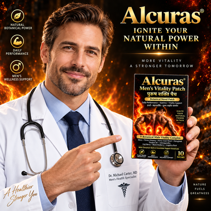 Alcuras® Men's Vitality Patch 🔥Achieve a long-lasting, firm, and strong erection at any age.