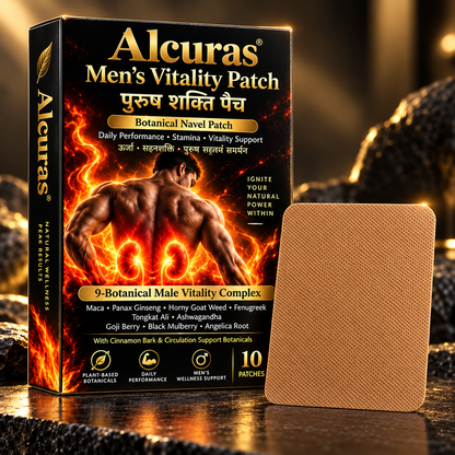Alcuras® Men's Vitality Patch 🔥Achieve a long-lasting, firm, and strong erection at any age.