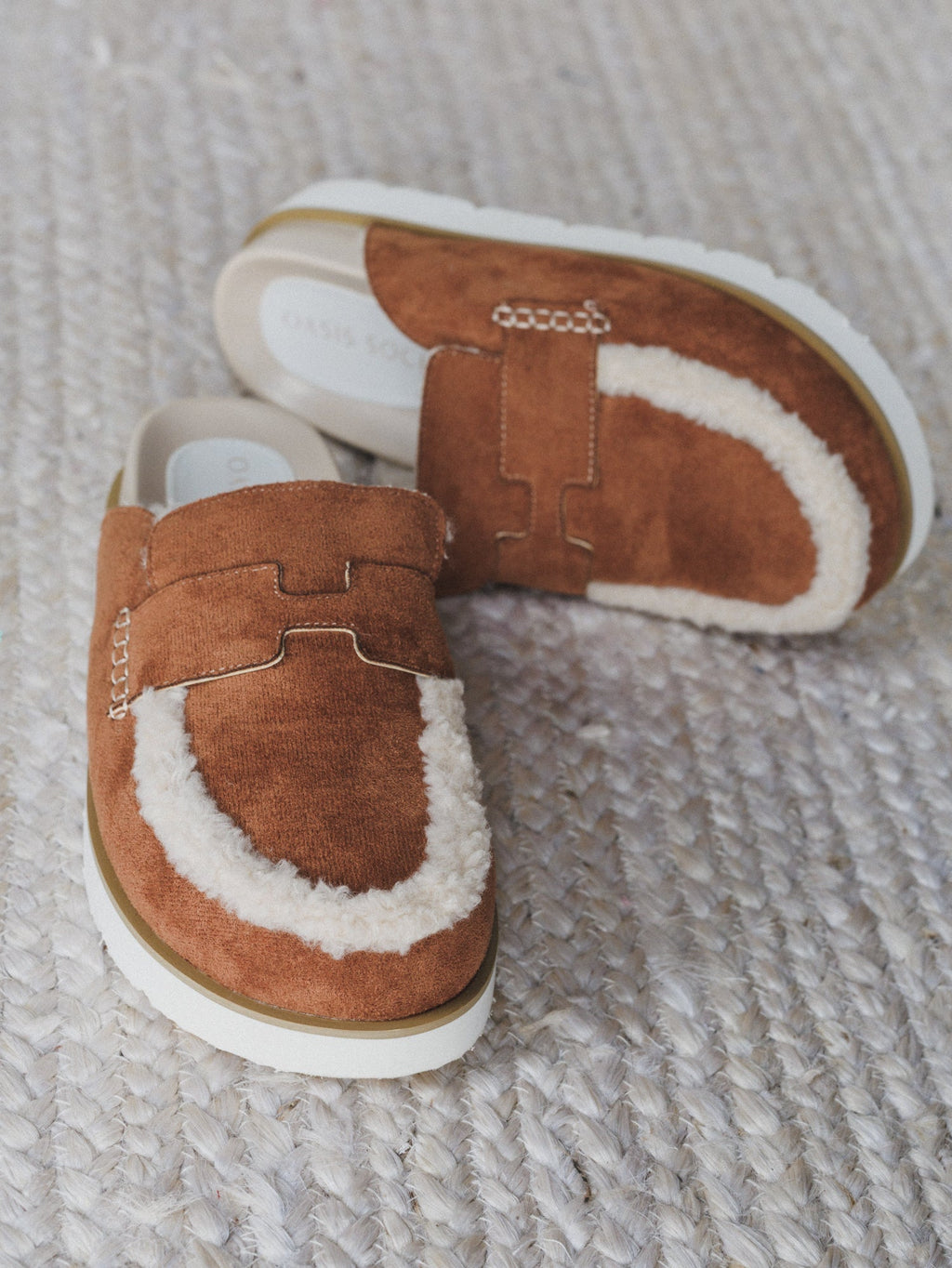 Avalon Loafer Mules - Camel