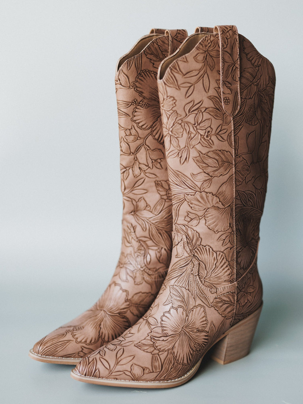Flora Boot - Brown Floral