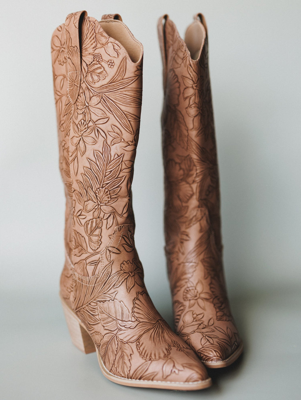 Flora Boot - Brown Floral