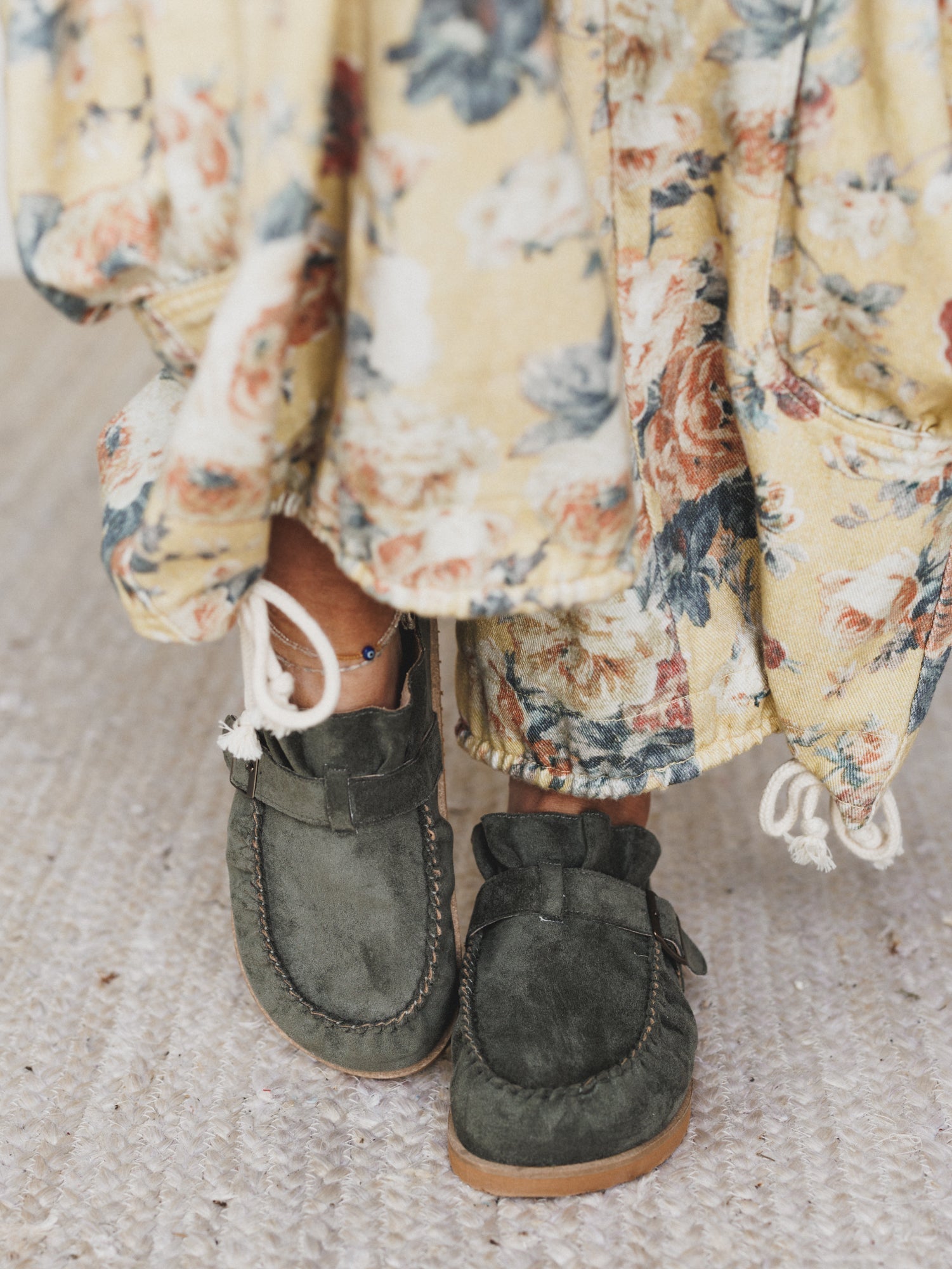 Jola Slide Mule - Olive