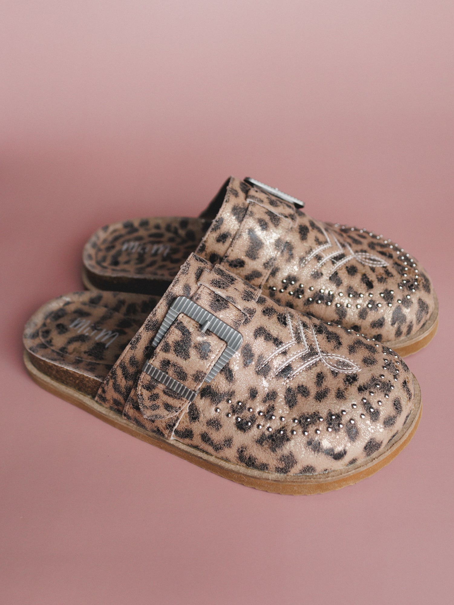 Josephine Leopard Mules - Leopard