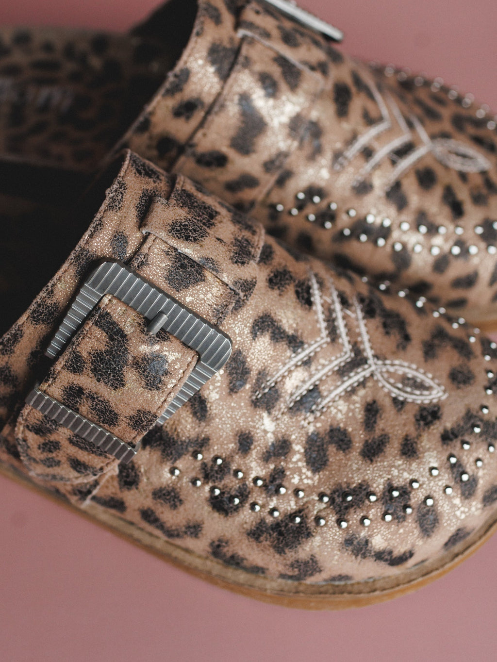 Josephine Leopard Mules - Leopard