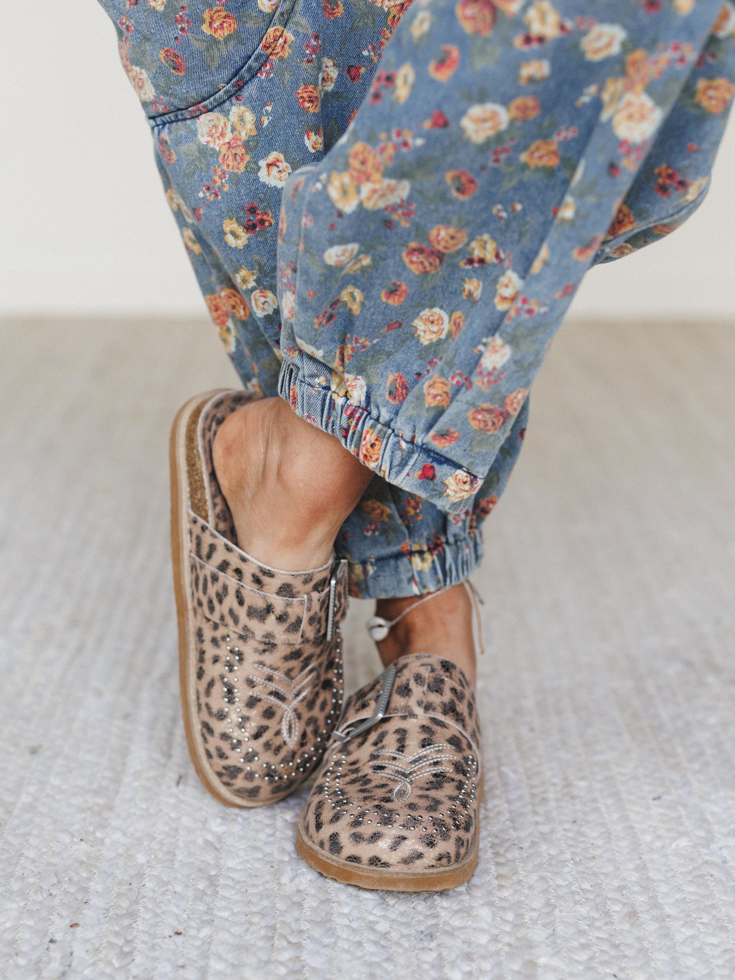 Josephine Leopard Mules - Leopard