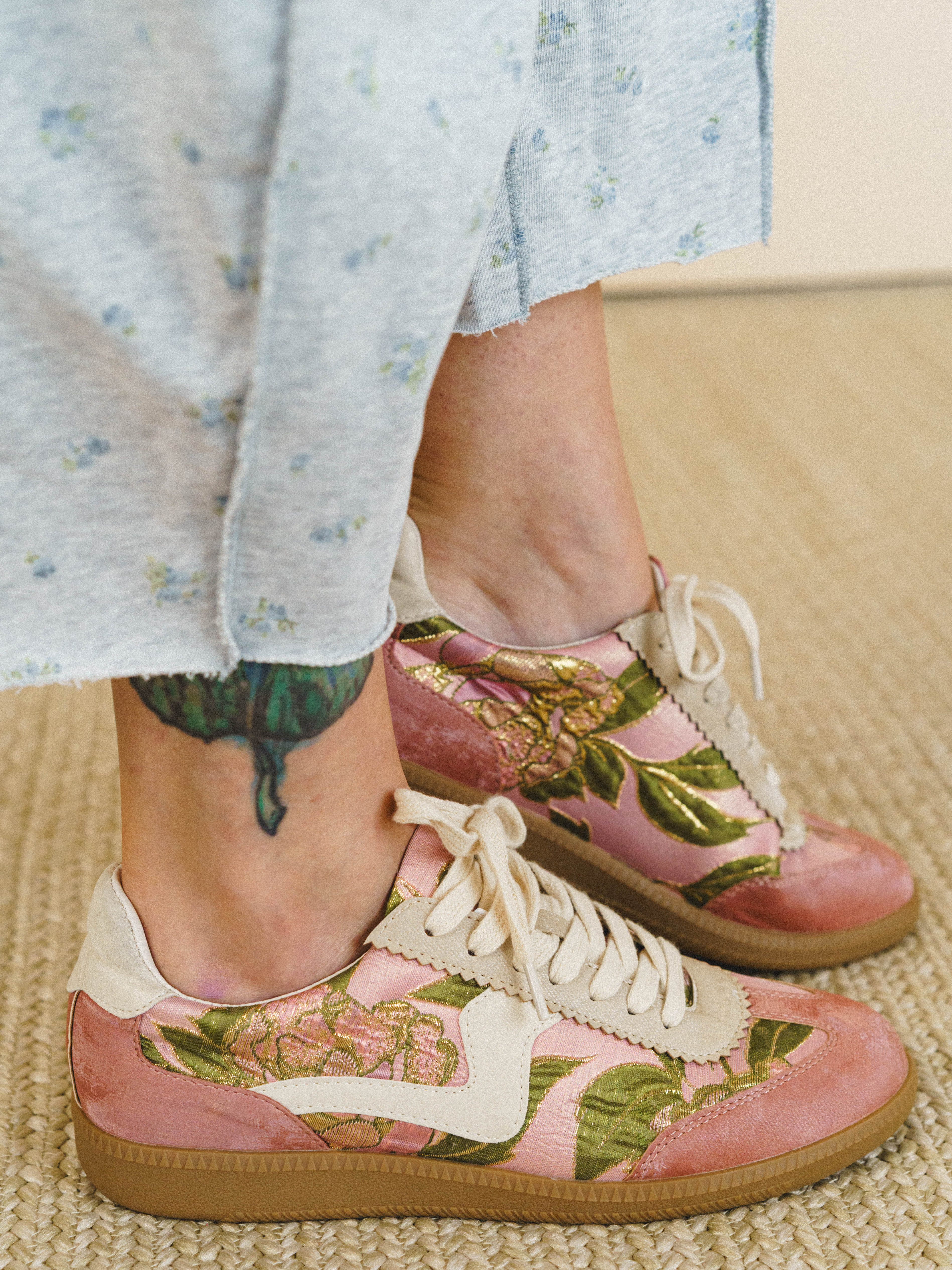 Kyla Sneaker - Rose Garden
