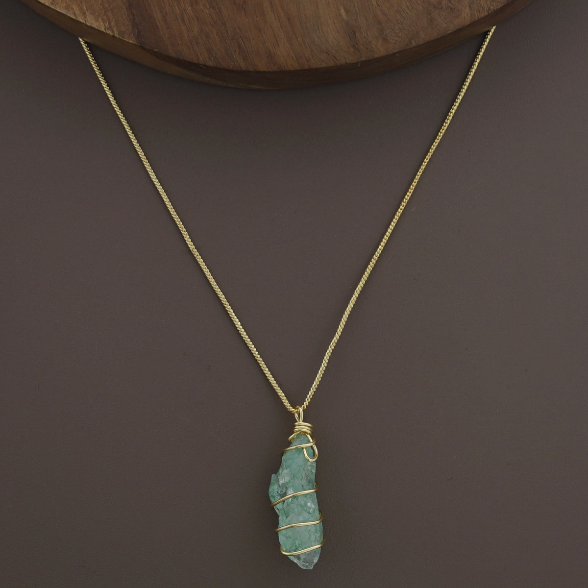 Binded Dyed Stone Neckpiece