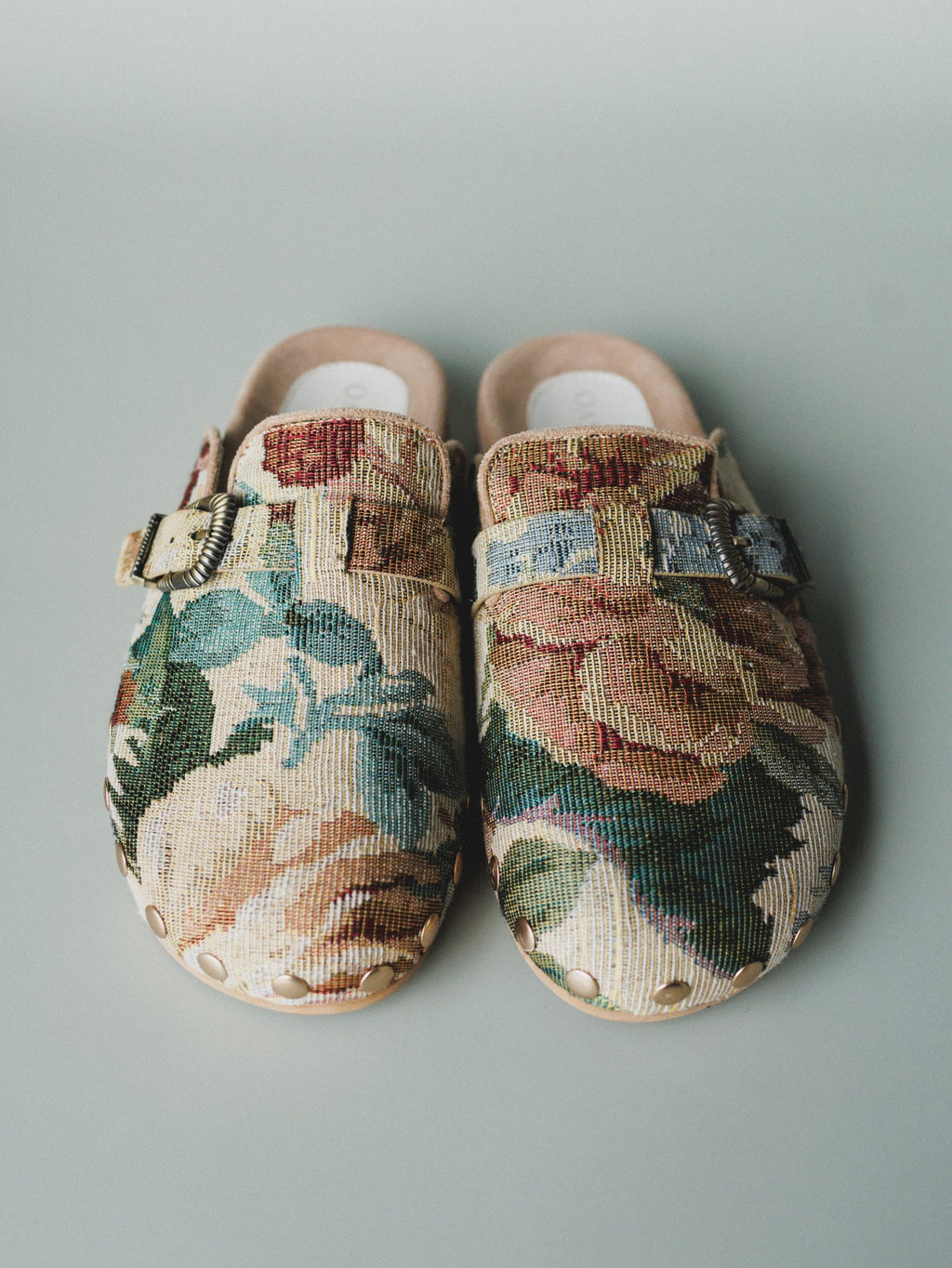 Toni Floral Slip On Mules - Floral Tapestry