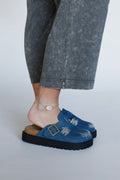 Bliss Bound Mules - Navy