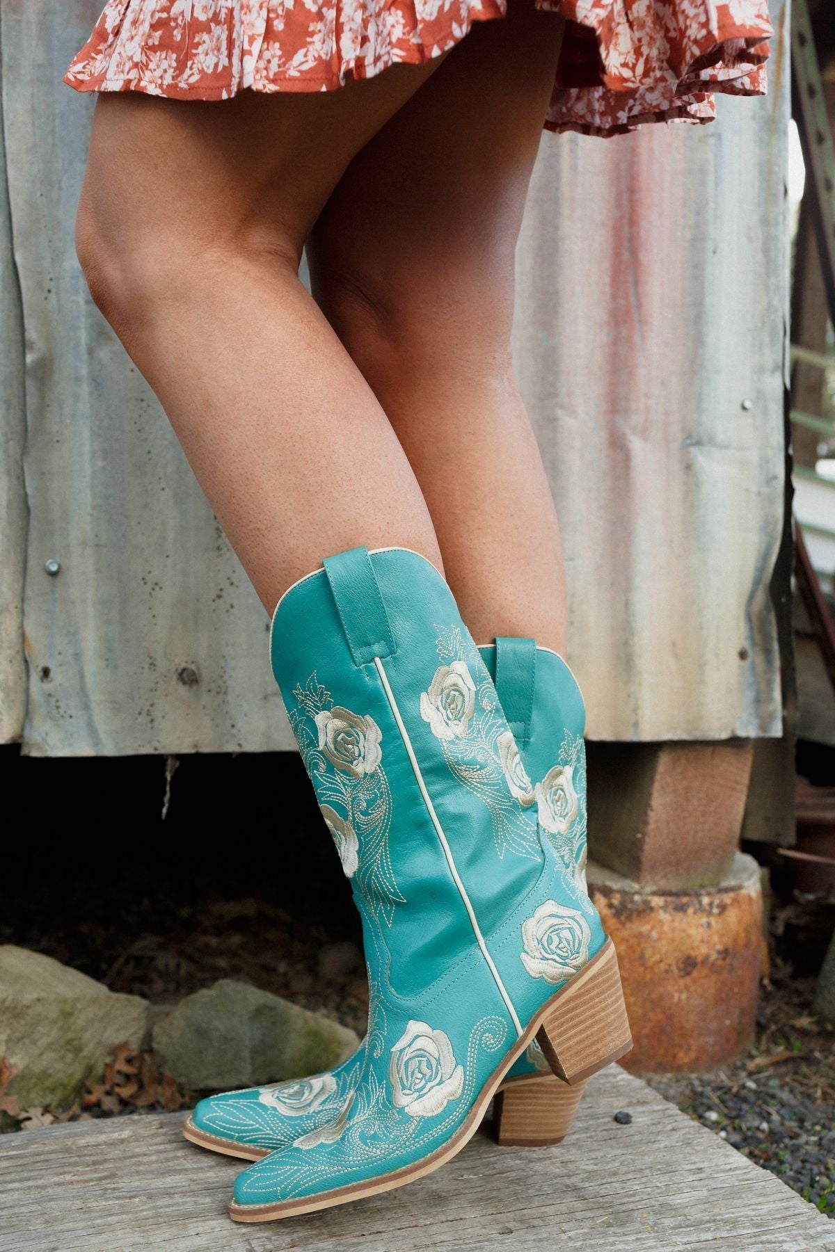 Canyon Star Boots - Turquoise