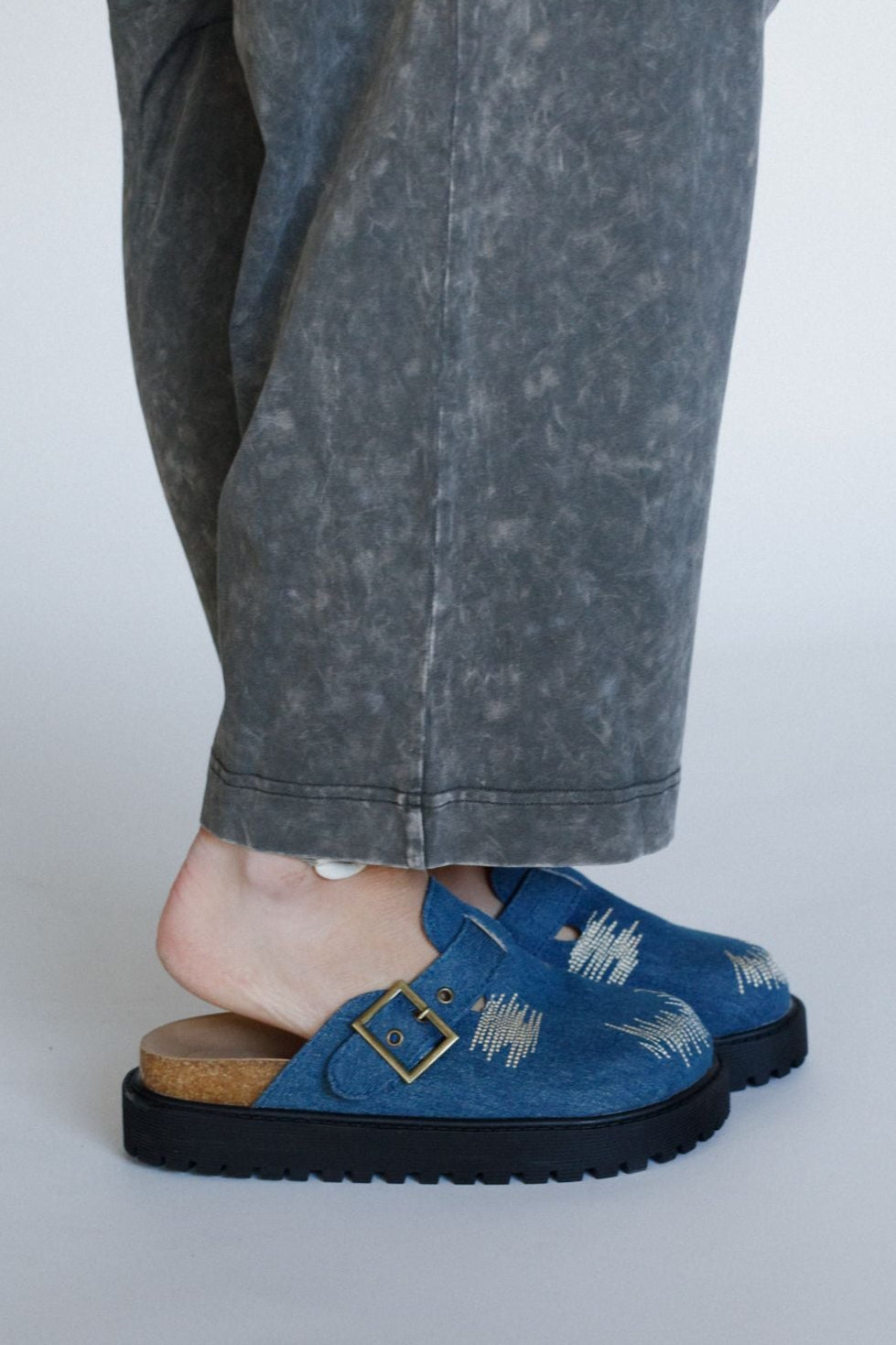 Bliss Bound Mules - Navy