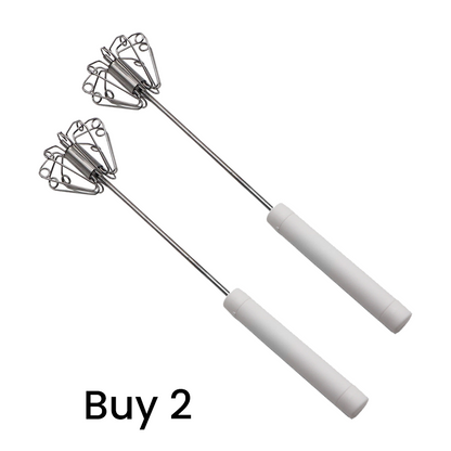 Stainless Steel Hand Egg Beater | Effortless Whisking – No Batter Splatter, Dishwasher Safe & Built to Last